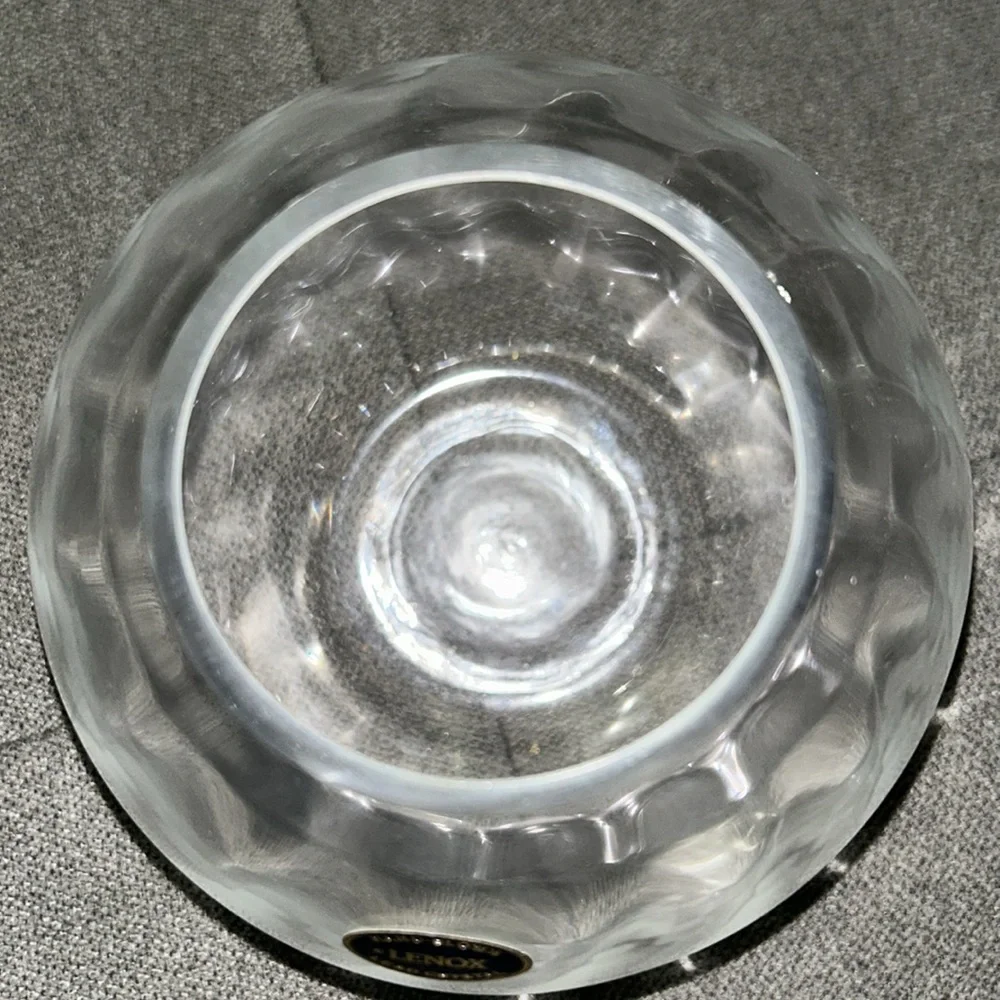 Lenox hand blown lead crystal bowl